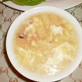 温まる*優しい生姜とホワイトアスパラのトロミスープ
